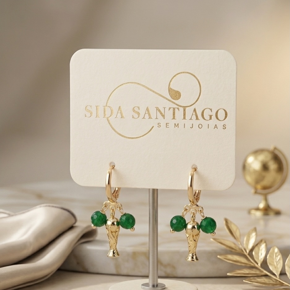 Semijoia de presente para namorada para as bodas — Sida Santiago Semijoias